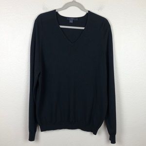 J Crew Wool Blend V Neck Sweater